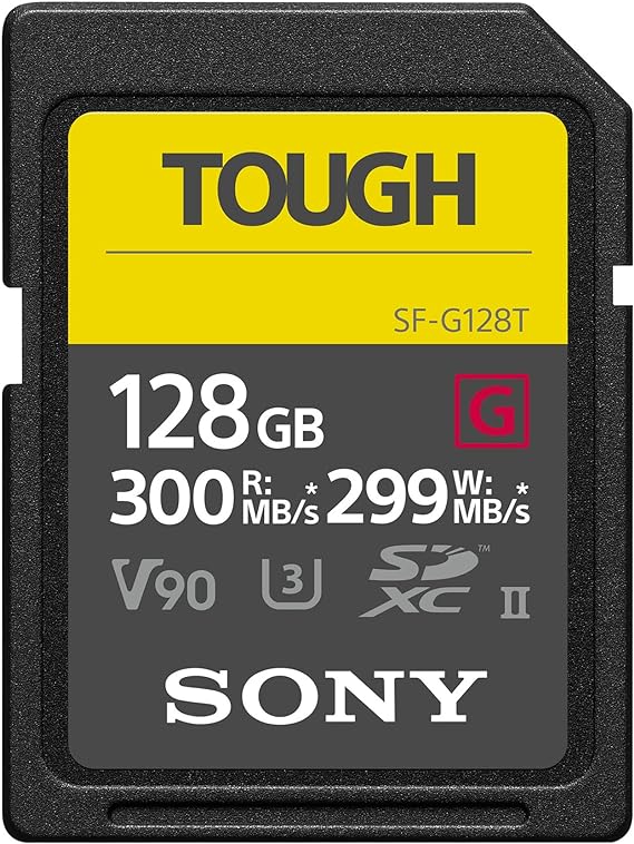 Sony 128GB SF-G Tough Series UHS-II SDHC Memory Card SF-G128T/T1 Sony 128GB SF-G Tough Series UHS-II SDHC Memory Card SF-G128T/T1